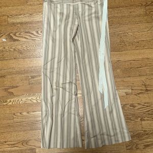 Juicy Couture striped slacks with side tie.